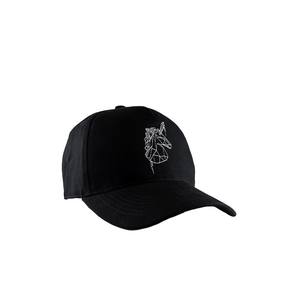 Black Drip Logo Dad Hat